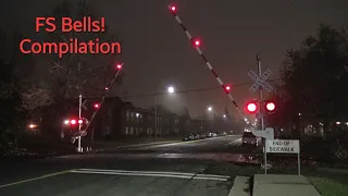 Federal Signal Mechanical Bell Railroad Crossing Compilation
