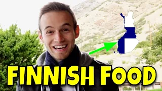 Finnish Food = AWESOME! (American REACTS to Finnish food)