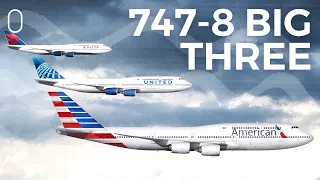 How Might The Boeing 747-8 Look If The US ‘Big Three’ Flew It?