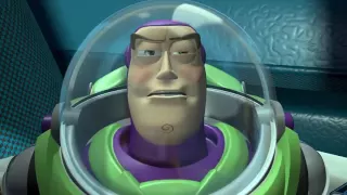 Toy story Woody and Buzz fight