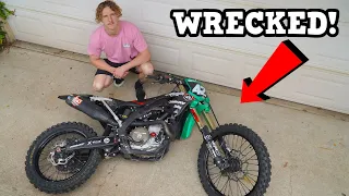His 450 is WRECKED! - Buttery Vlogs Ep236