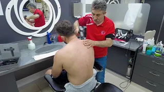 Asmr Manual Clippers and Relaxing Massage on the Turkısh Barber Chaır