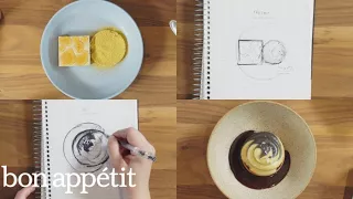 This Restaurant Turns Sketches Into Beautiful Desserts | Bon Appétit