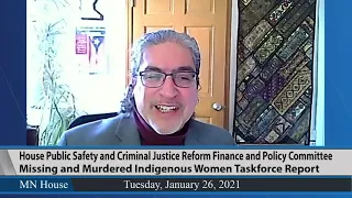 House Public Safety and Criminal Justice Reform Finance and Policy Committee 1/26/21