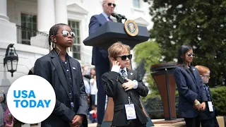 White House welcomes hundreds of kids for Take Your Child to Work Day | USA TODAY