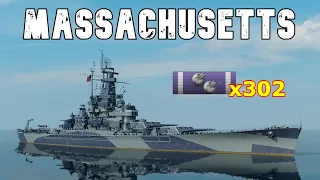 World of WarShips Massachusetts - 4 Kills 204K Damage