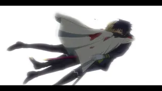 Seraph of the End: Battle in Nagoya - Mika drinks Yuu's blood