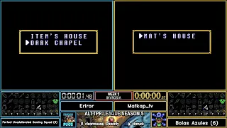 ALTTPR League Week 2 - Invrosia - Eriror vs Matkap