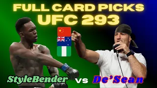 UFC 293 | Israel Adesanya vs Sean Strickland | Full Card Breakdown, Picks, and Betting Tips
