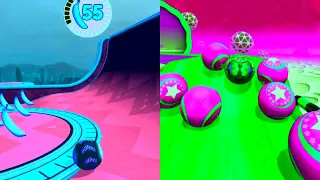 Going Balls VS Color Ball VS Reversed Balls SpeedRun Gameplay iOS Android All Levels 1997