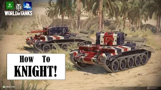 How to Cromwell Knight! - World of Tanks Console ( Xbox / PS4 )