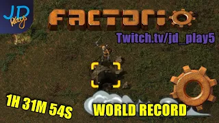 Factorio Speed run WORLD RECORD! ⚙️ 1H 31M 54S ⚙️ Factorio 1.0 NewGame+ MMP ⚙️