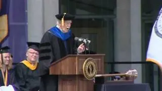 Author, Alumnus Joe Persico Addresses UAlbany's Class of 2010 at Commencement