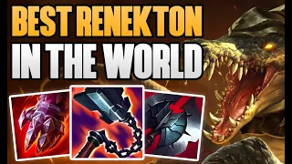 BEST RENEKTON IN THE WORLD CARRIES HIS TEAM! | CHALLENGER RENEKTON TOP GAMEPLAY | Patch 13.11 S13