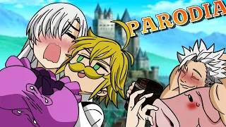 El Sucio Meliodas: Agárrame el tesoro sagrado - Parodia Resumida