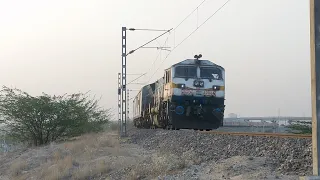 Extremely Fast Diesel+Electric Locomotive Train's In Action Indian Railways #indianrailways #youtube