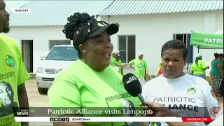 The Patriotic Alliance visits Westenburg community to address their service delivery needs