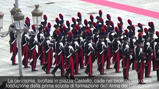 Il presidente Mattarella a Torino per il giuramento degli Allievi carabinieri