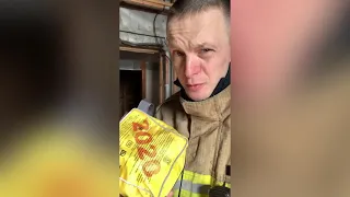 Тест самоспасателя в реальных условиях пожара