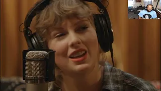 TAYLOR SWIFT REACTION TO - Taylor Swift - august (studio sessions)