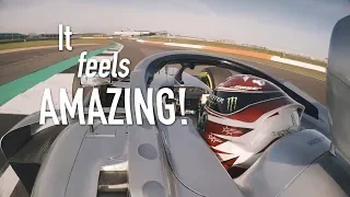 Lewis Hamilton's First Lap in 2019 Mercedes F1 Car!