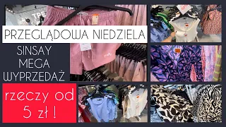 SINSAY❗️MEGA WYPRZEDAŻ -50%❗️RZECZY od 5 zł 😱 Co godz NOWY PRZEGLĄD