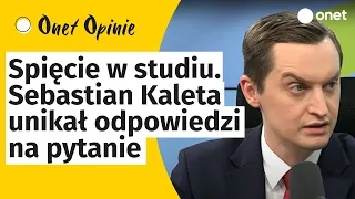 Spięcie w studiu. Sebastian Kaleta unikał odpowiedzi na pytanie Renaty Grochal| OnetNews