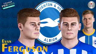 Evan Ferguson Face PES 2021 Brighton and Hove Albion | NISZ Gaming