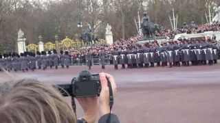 Change of guard at Buckingham Palace