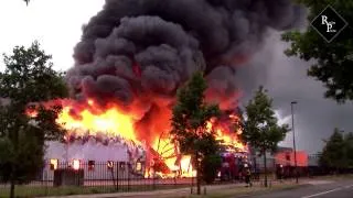 Zeer grote brand Laarakkerweg Oisterwijk