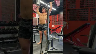 120kg behind the neck press