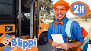 Blippi's School Supply Scavenger Hunt! | Blippi | Educational Kids Videos | Moonbug Kids