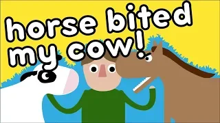Horse Bited The Cow | MBMBaM Animation
