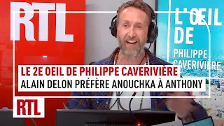 Le 2e Oeil de Philippe Caverivière : "Alain Delon préfère Anouchka à Anthony ?"