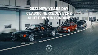 RAYRUDEBENZ - 2023 NEW YEARS LONDON CLASSIC MERCEDES SHUT DOWN