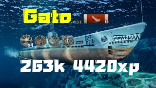 Gato 6 Kills (v13.1)! 4420 base xp & 263k damage