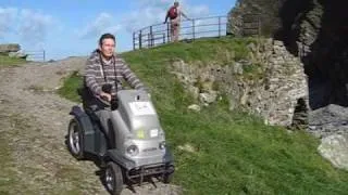 Tramper all-terrain mobility scooter for hire - Heddon Valley, Exmoor