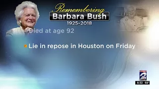 Funeral services for Barbara Bush to be held at St. Martin's Church