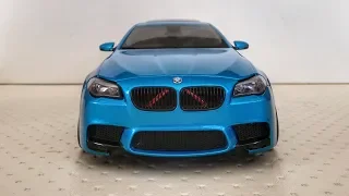 BMW M5 F10 Gmg Garage Folyosuyla Atlantis Blue Kaplama / 1:18 Diecast Model