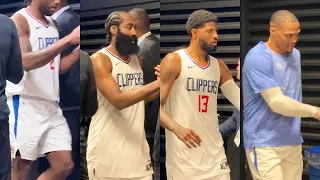 James Harden, Kawhi Leonard, Paul George Immediately After Clippers Win Revenge Game Against Sixers