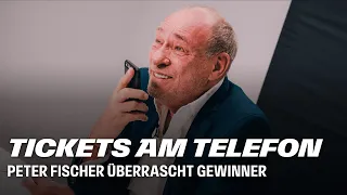 Peter Fischer am Telefon! I Eintracht-Präsident überrascht Ticket-Gewinner fürs Pokalfinale