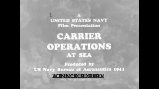 CARRIER OPERATIONS AT SEA 1944   ESSEX CLASS AIRCRAFT CARRIER  TBM AVENGER HELLCAT  HELLDIVER  21704