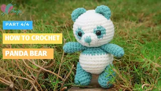 #186 | Amigurumi Panda Bear Crochet Pattern (4/4) | How To Crochet Amigurumi Animal | AmiguWorld