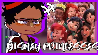 •|Villains Disney/ react to Princesses Disney|•/ Gacha Club 🇧🇷/🇺🇸
