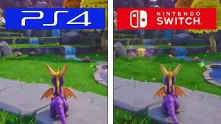 Spyro Trilogy | PS4 vs Switch | Graphics & Framerate Test Comparison