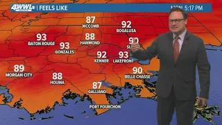 New Orleans weather: warmer temperatures as workweek continues