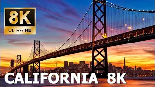 California 8K Ultra HD Drone Video – Beaches and landmarks
