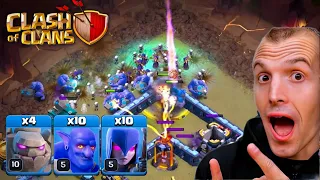 Never Fail ! Th13 Golem Witch Bowler + 10 Zap Spell | Best Th13 Attack Strategy in (Clash of Clans)