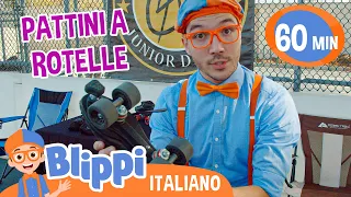 Blippi, imparare ad andare sui pattini a rotelle | Blippi in Italiano | Video educativi per bambini