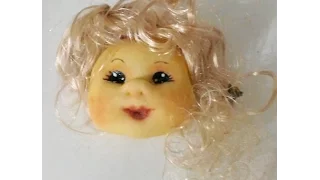 Мuñeca soft. Cabeza muñeca soft.  Голова куклы в чулочной технике.